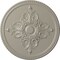 Ekena Millwork Milton Ceiling Medallion (Fits Canopies up to 7 7/8"), Hand-Painted Pearl White, 40 5/8"OD x 1 3/4"P CM40MIPWS - alternate 1
